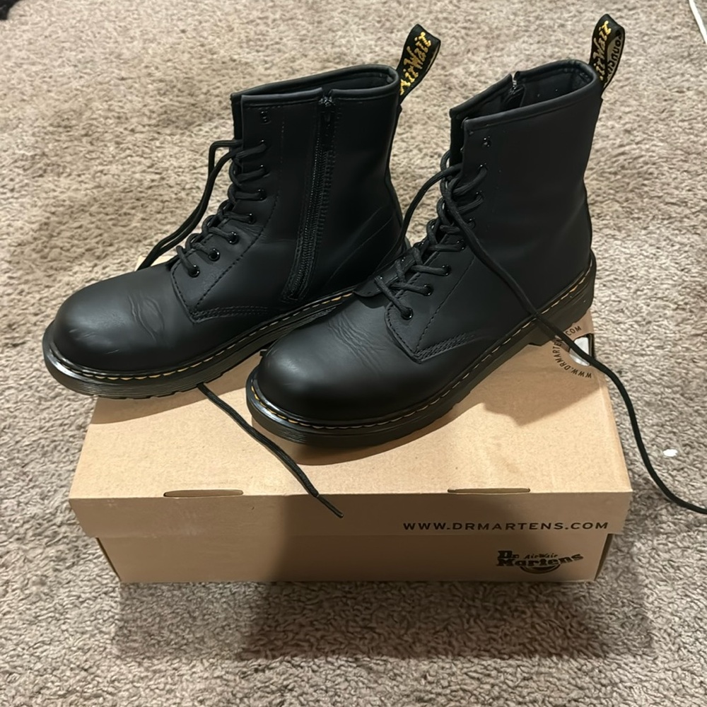Brand new  1460 black Dr. Martens in box size 6 US kids